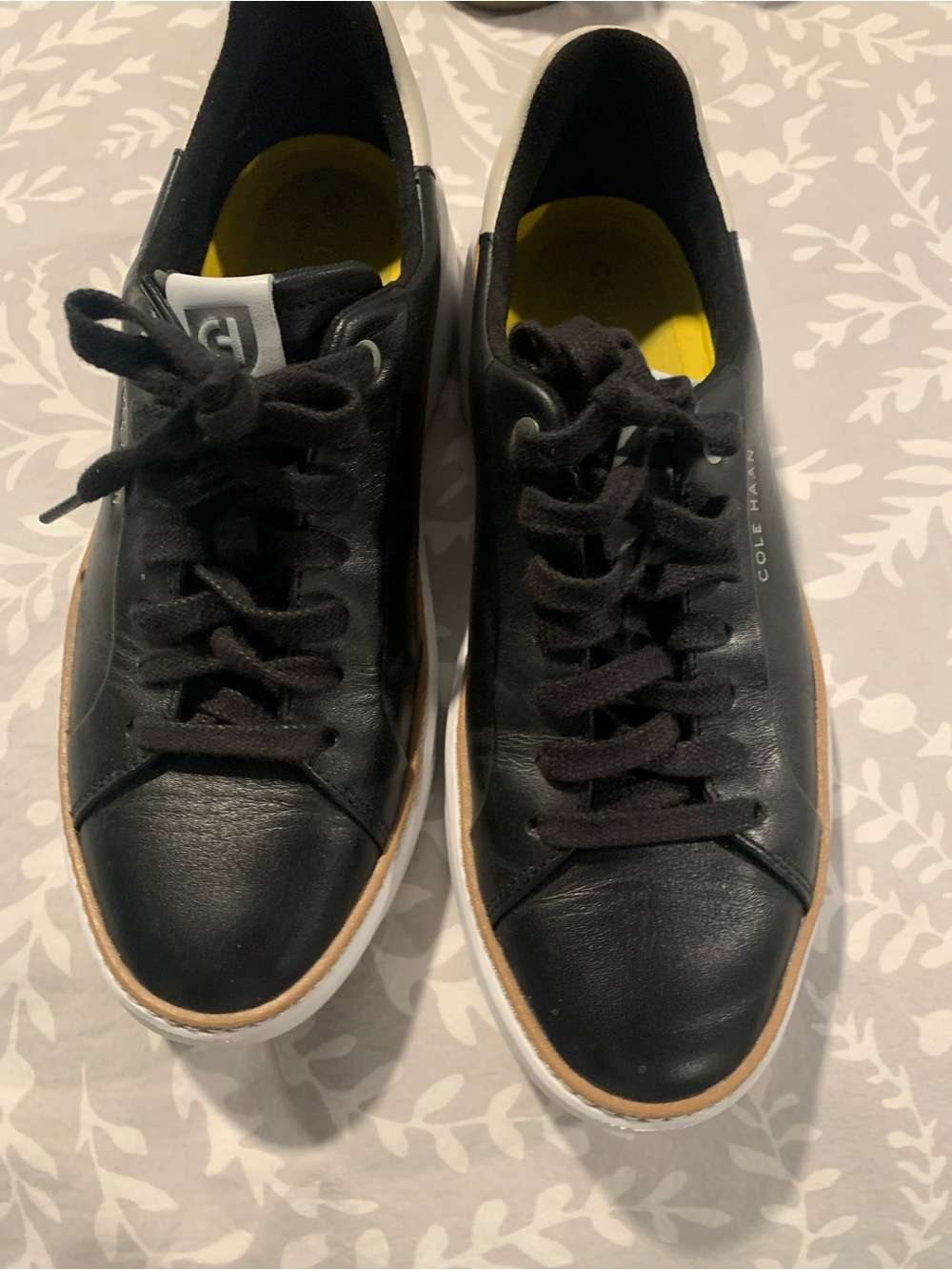 Cole Haan women’s  Black Leather Sneakers
